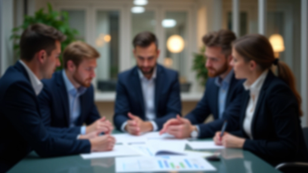 Équipe de traders analysant le marché